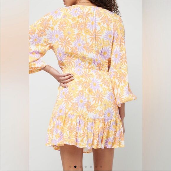 L*SPACE | Feelin’ Fine Cutout Mini Dress in Oopsie Daisy Print Women’s Size M - Picture 2 of 14